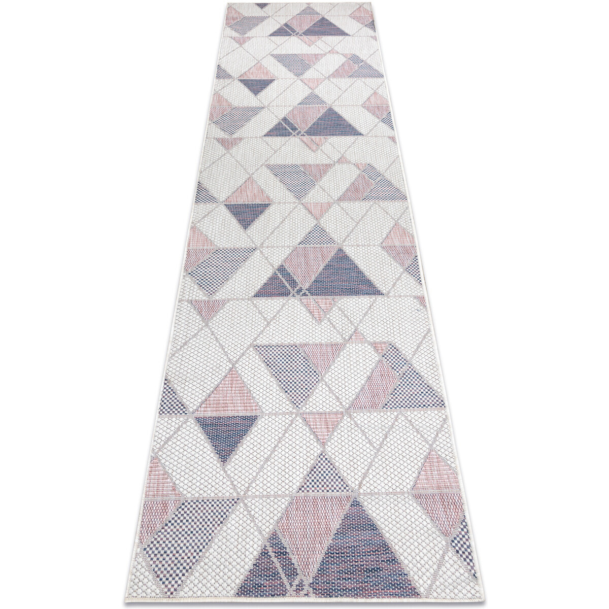 Rugsx  Koberec SISAL SION Geometrický, Trojúhelníky 30 80x200 cm  Béžová