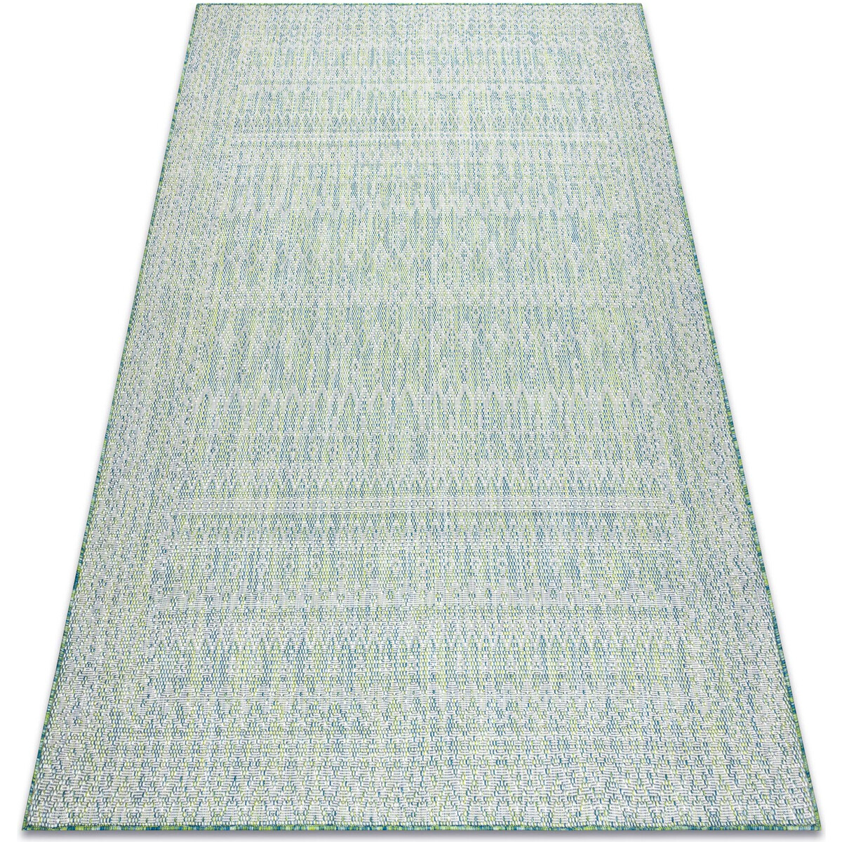 Rugsx  Koberec SISAL SION aztécký 22184 Diamanty plochà120x170 cm  Zelená