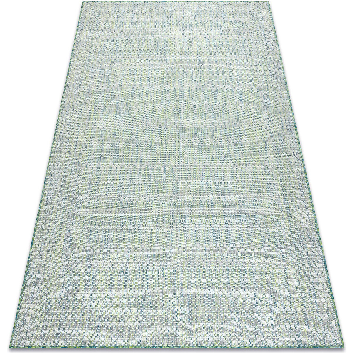 Rugsx  Koberec SISAL SION aztécký 22184 Diamanty plochà140x190 cm  Zelená