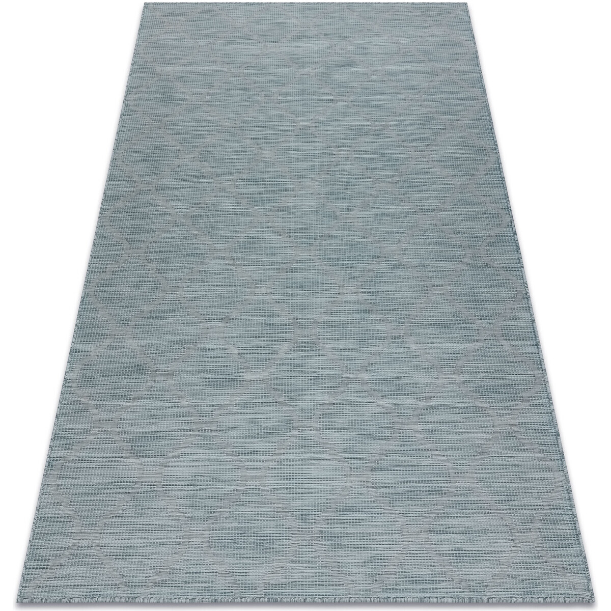 Rugsx  Koberec SISAL PATIO 3069 marocká mřížka plochà155x220 cm  Modrá