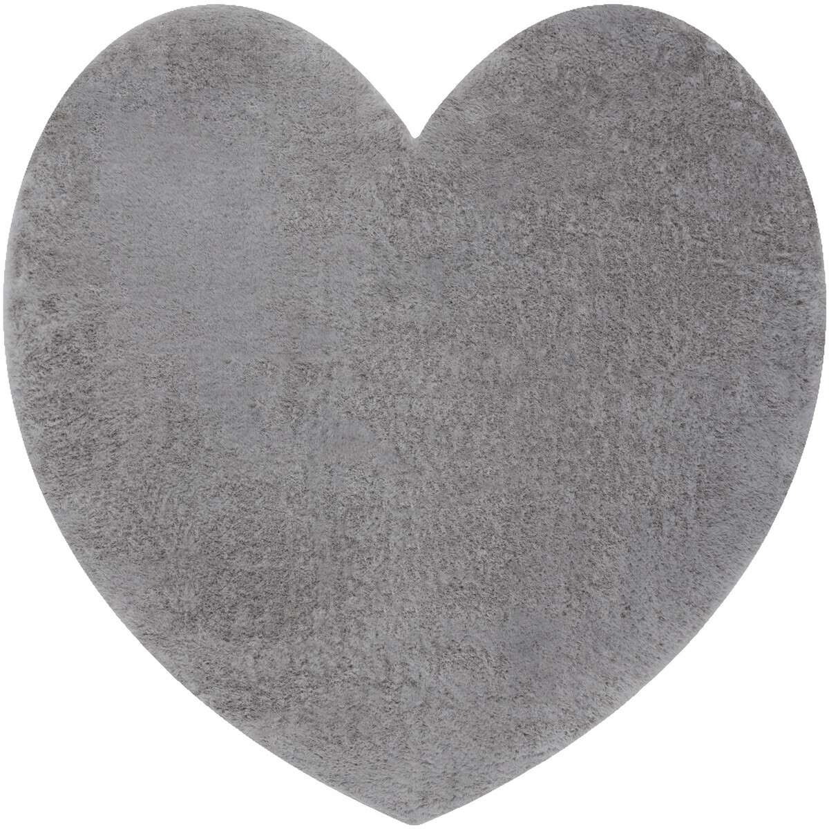 Rugsx  Koberec pratelný SHAPE 3105 Srdce Shaggy - 80x80 cm  Šedá