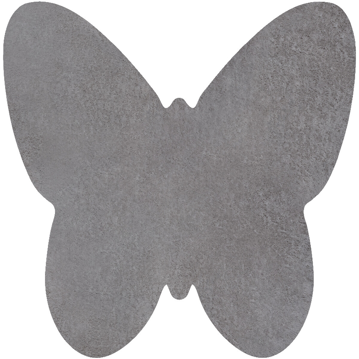 Rugsx  Koberec pratelný SHAPE 3150 Motýl Shaggy - 80x80 cm  Šedá