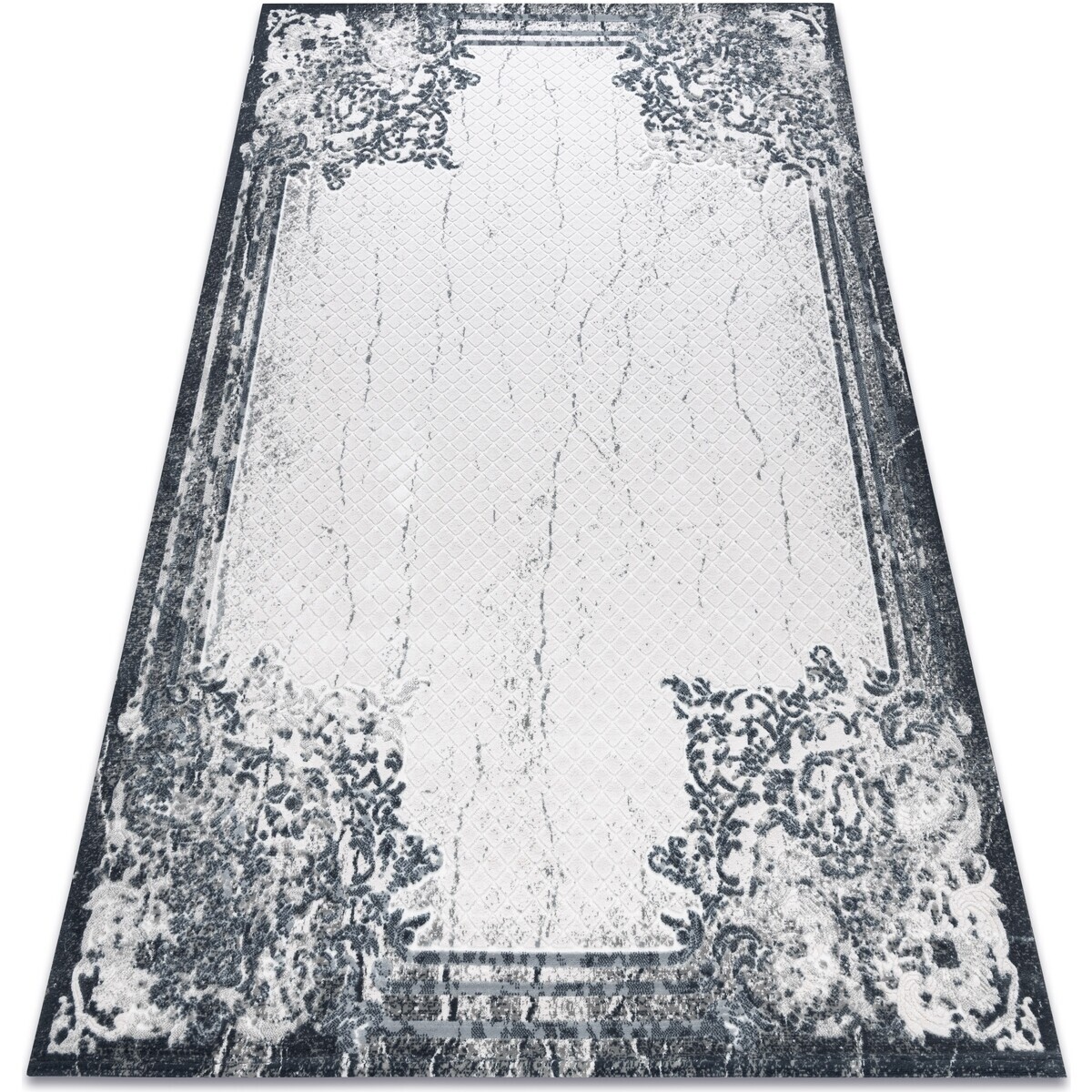 Rugsx  Koberec AKRYL VALS 0A039A C53 47 popraskané, 80x100 cm  Šedá