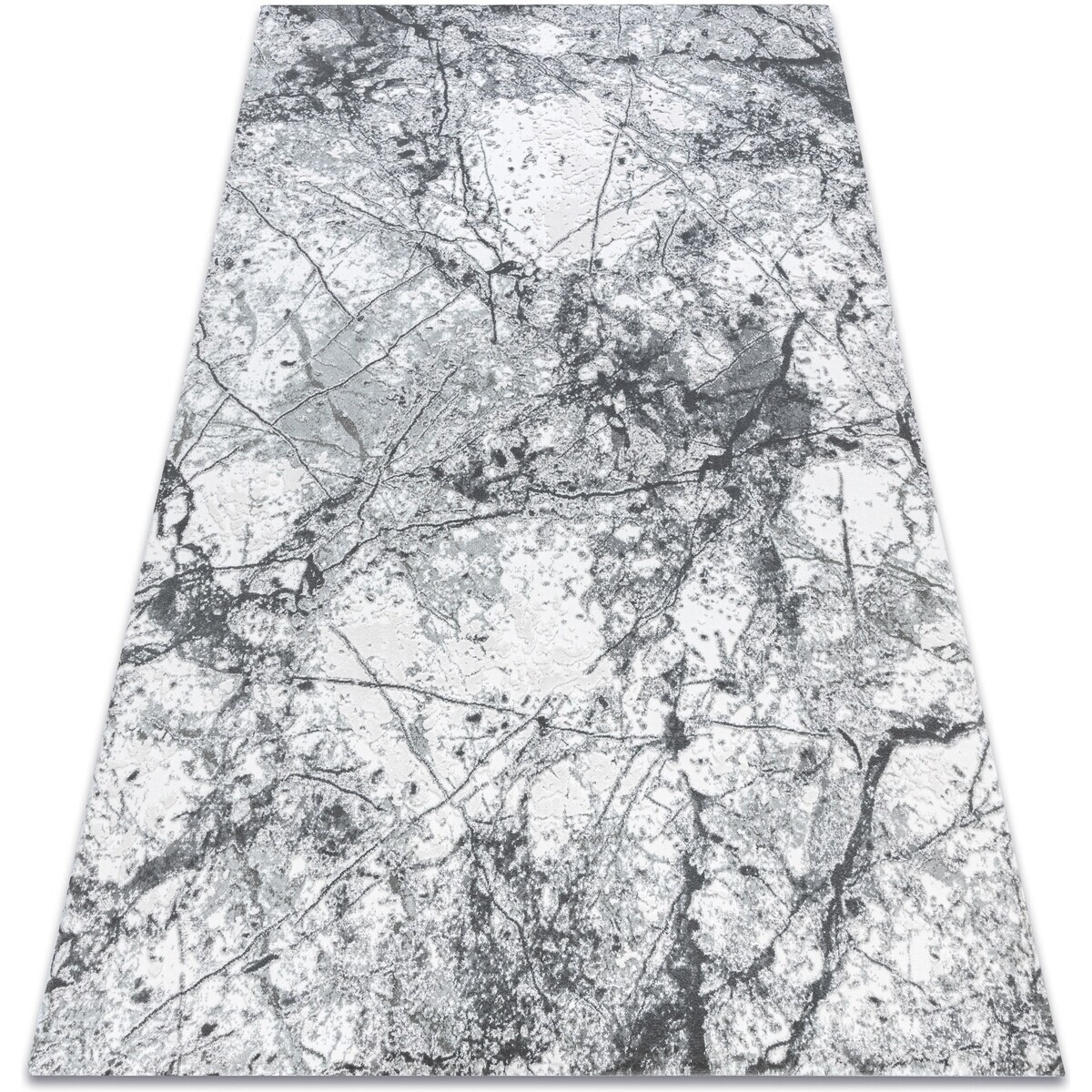 Rugsx  Koberec AKRYL VALENCIA 073 Mramor světle šedá 80x150 cm  Šedá
