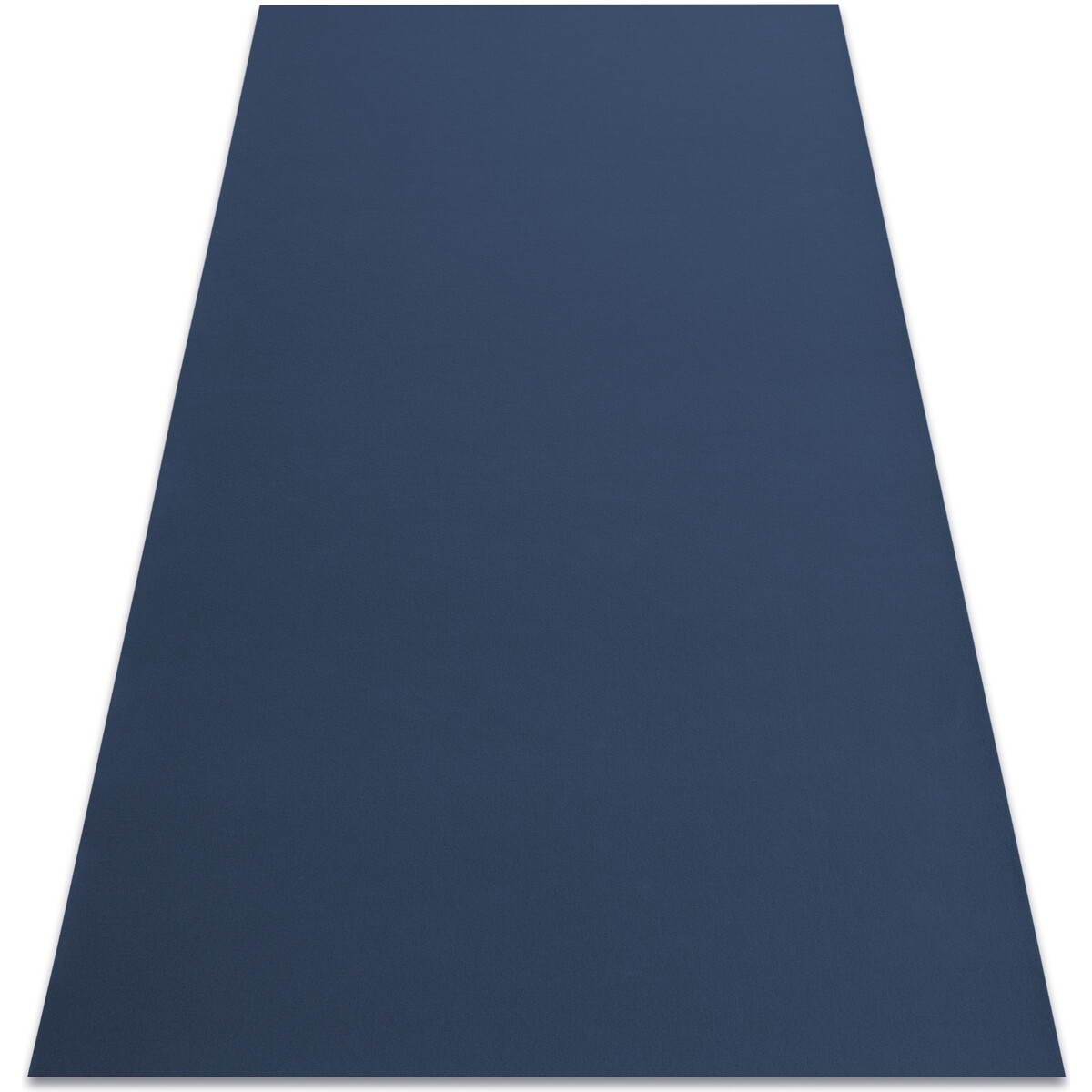 Rugsx  Pogumovaný koberec RUMBA 1390 jedna barva tmavě 70x200 cm  Modrá