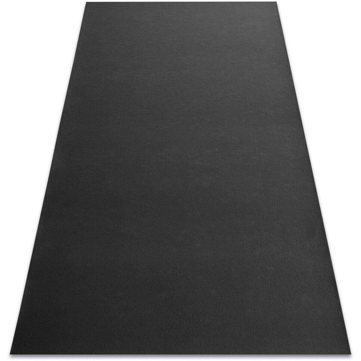 Rugsx  Pogumovaný koberec RUMBA 1909 jedna barva antraci 200x450 cm  Černá