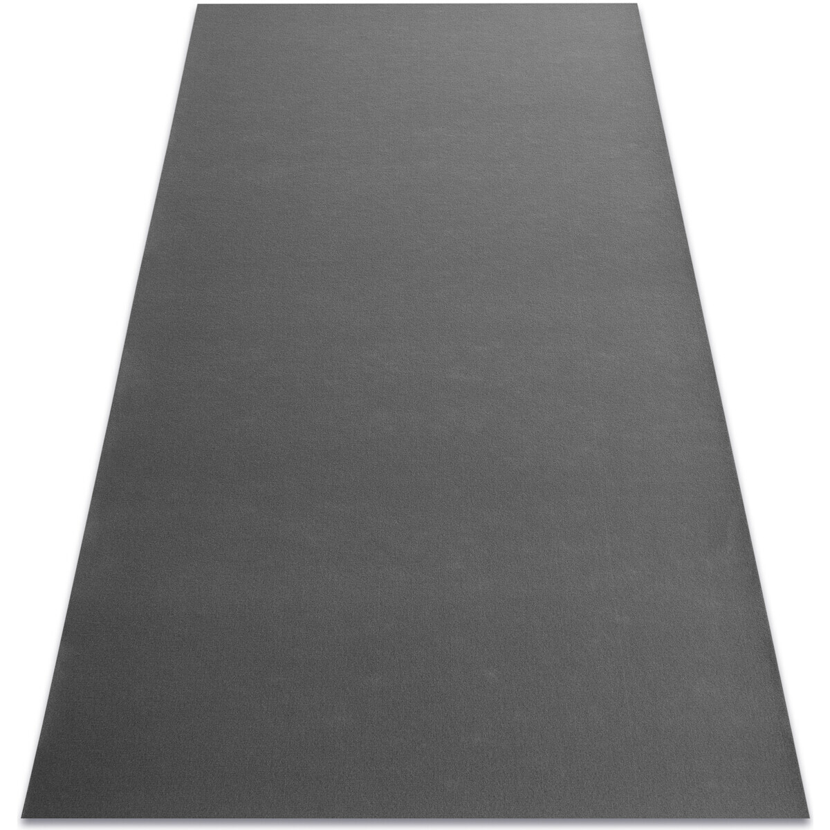 Rugsx  Pogumovaný koberec RUMBA 1897 jedna barva tmavoš 100x200 cm  Šedá
