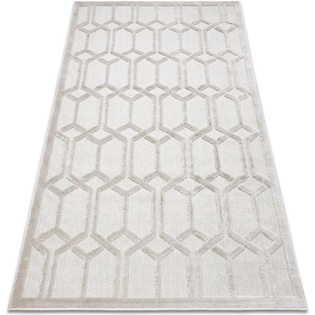 Rugsx  Koberec SANTO SISAL 58385 Ruta, geometrická béž 180x270 cm  Béžová