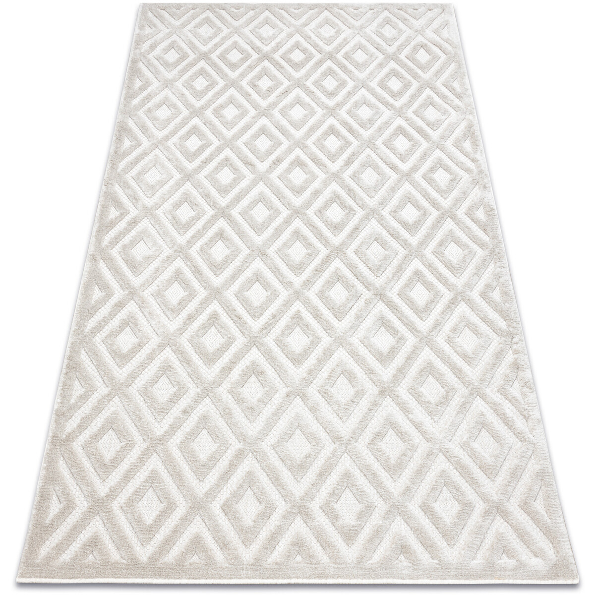 Rugsx  Koberec SANTO SISAL 58365A diamanty béžový 160x220 cm  Béžová