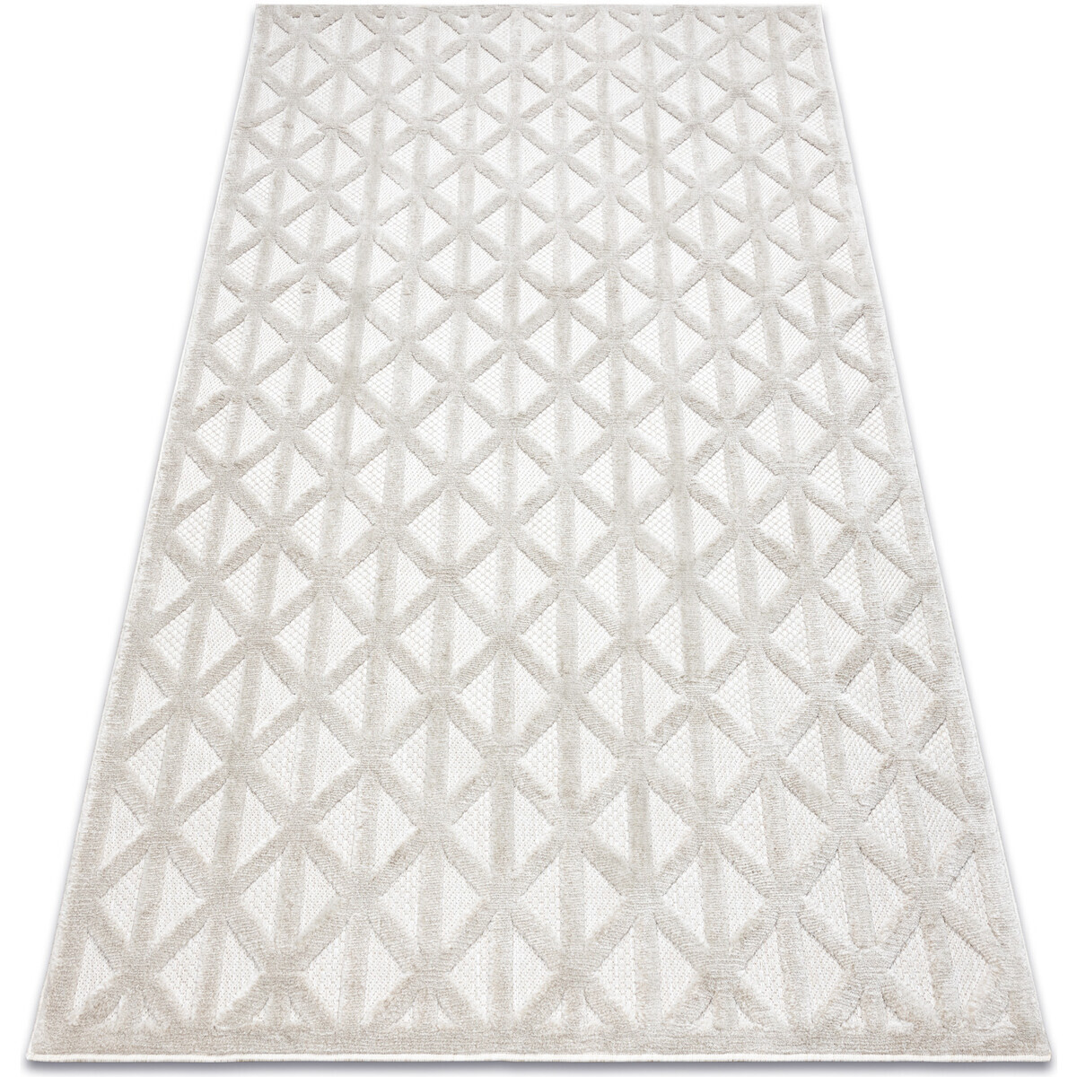 Rugsx  Koberec SANTO SISAL 58500 Trojúhelníky, geometri 200x290 cm  Béžová