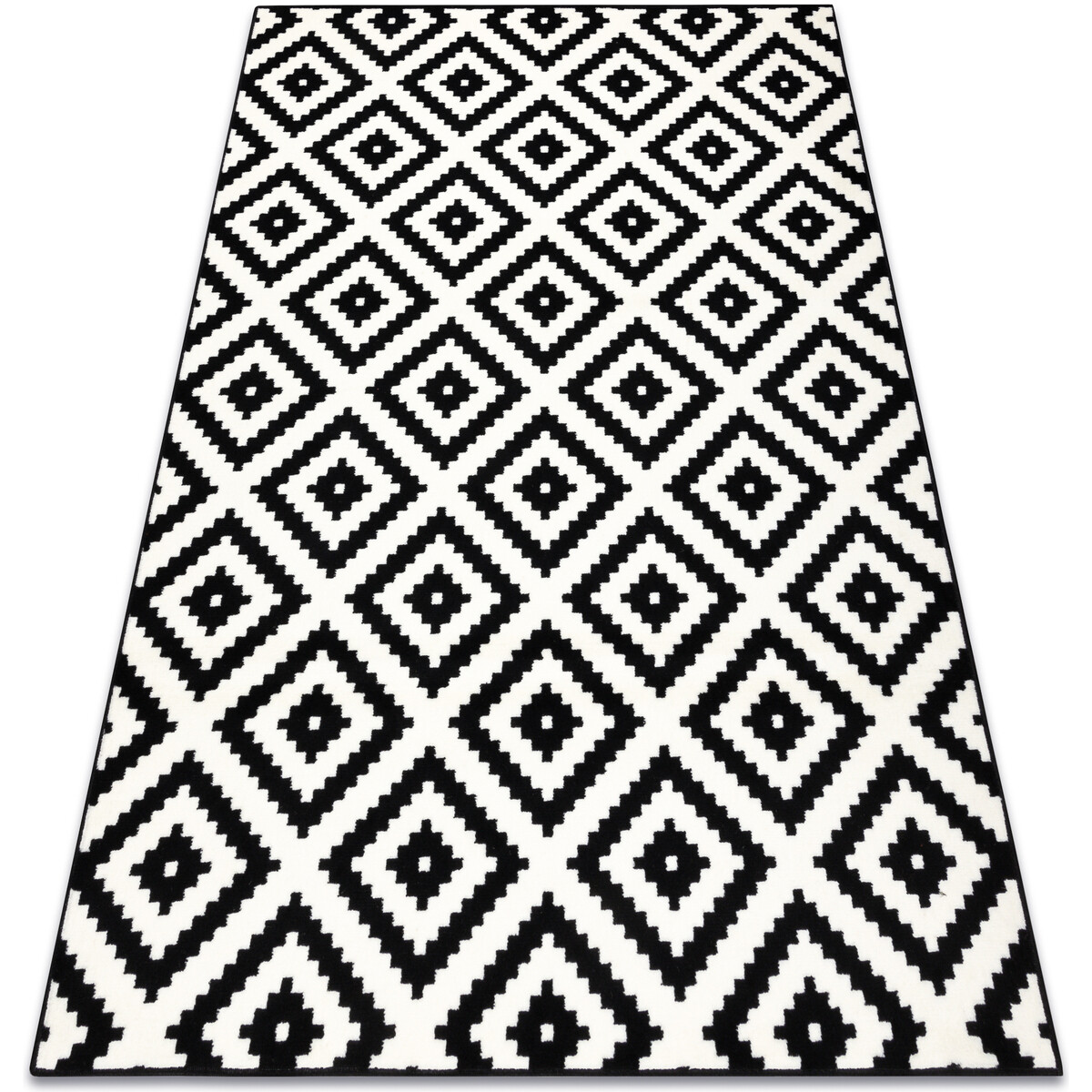 Rugsx  Koberec BCF Morad RUTA diamanty, geometrický - 120x170 cm  Černá