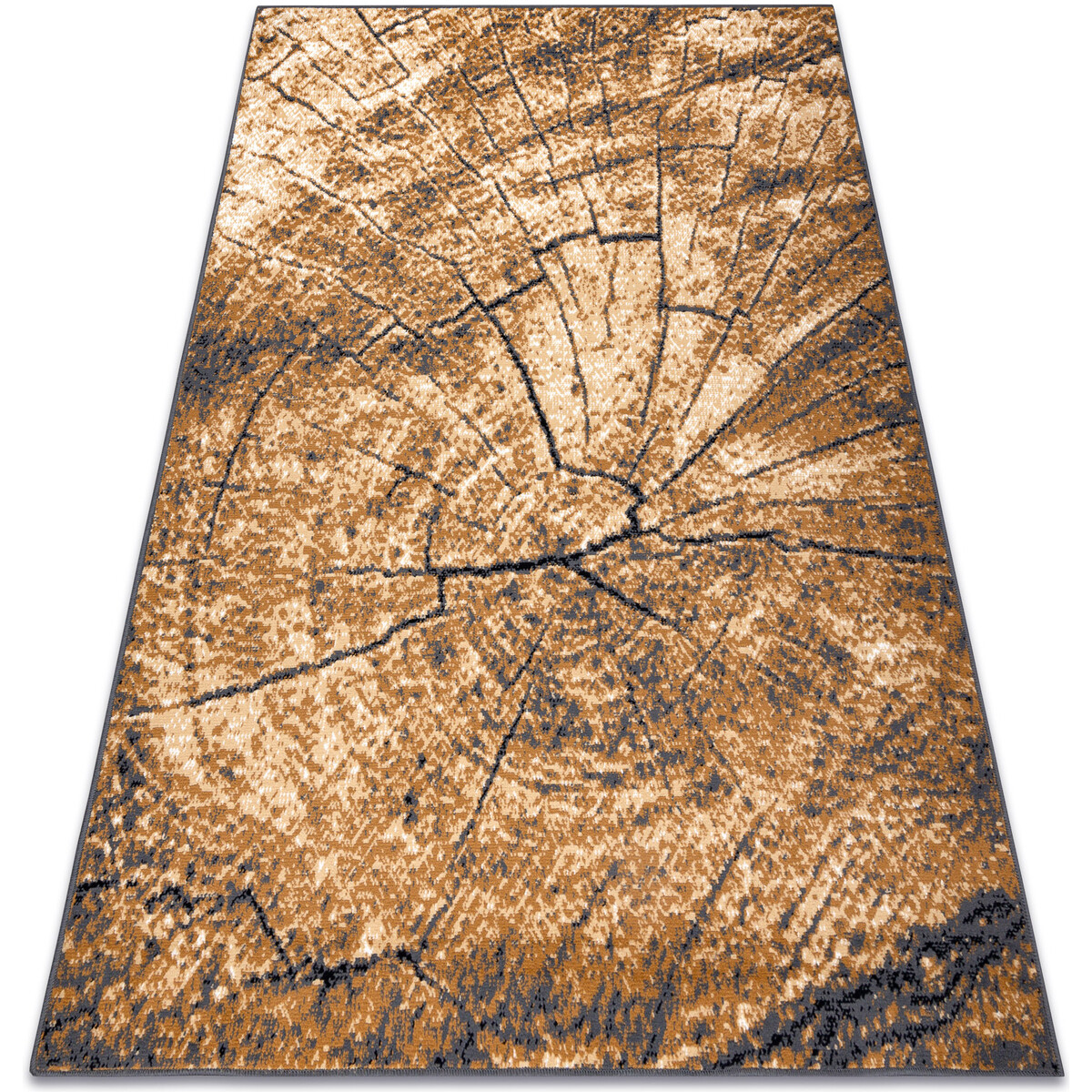 Rugsx  Koberec BCF Morad PIEŃ Pařez stromu - 200x300 cm  Zlatá