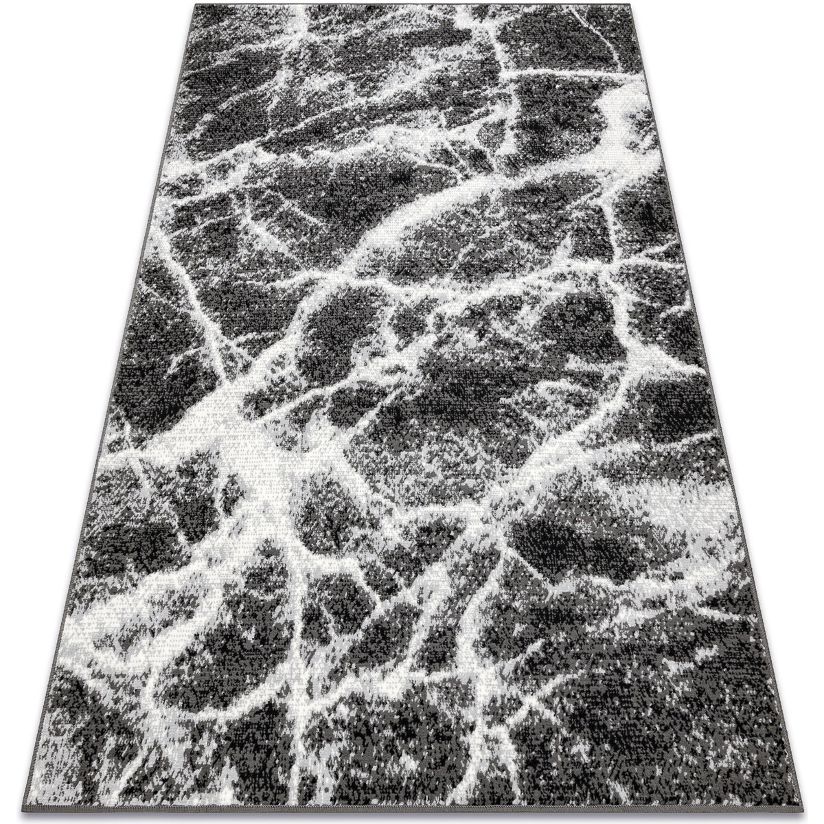Rugsx  Koberec BCF Morad MARMUR mramor - antracit 140x200 cm  Černá