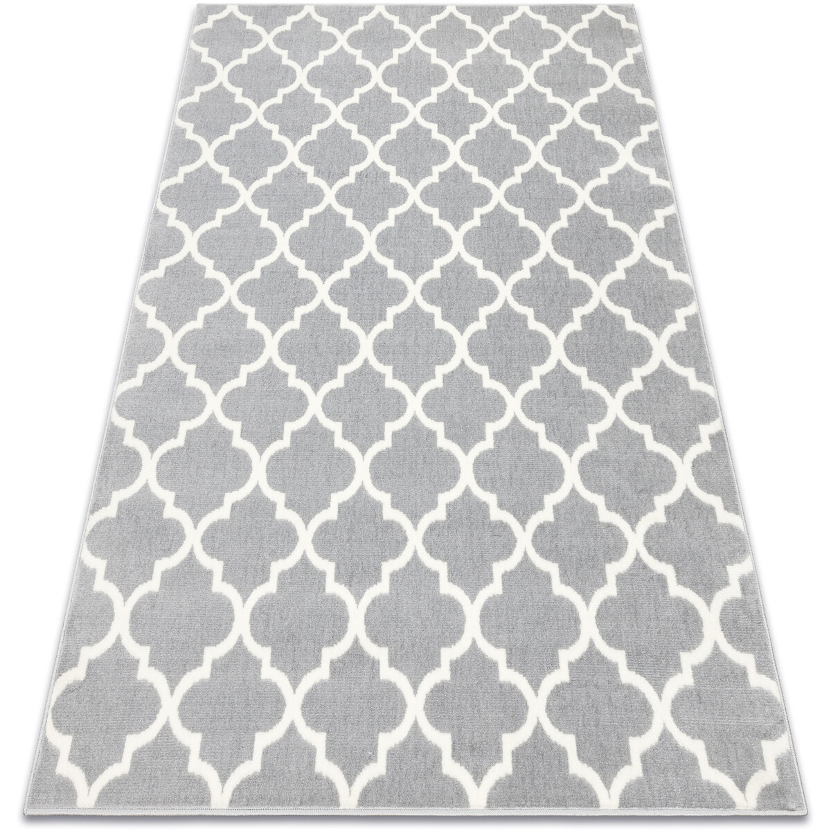 Rugsx  Koberec BCF Morad TRELIS Marocká mřížka - 60x110 cm  Šedá