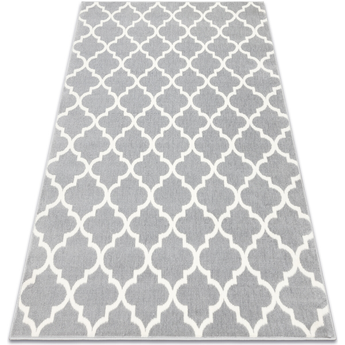 Rugsx  Koberec BCF Morad TRELIS Marocká mřížka - 160x220 cm  Šedá