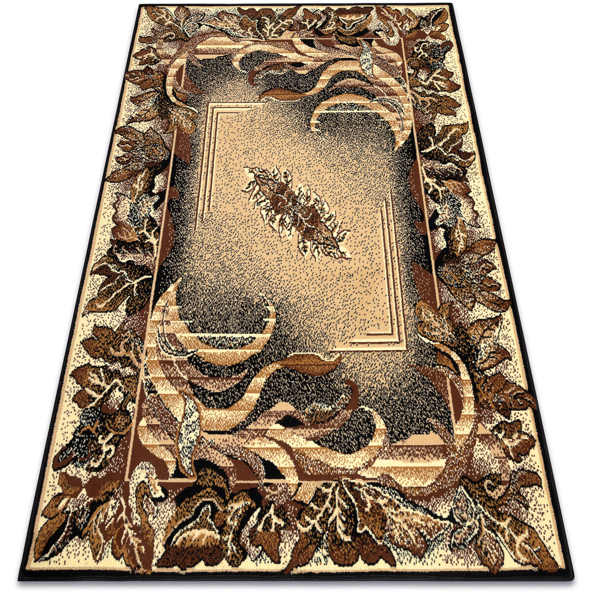 Rugsx  Koberec BCF Morad LIŚĆ Listy Agawa klasická 300x400 cm  Béžová