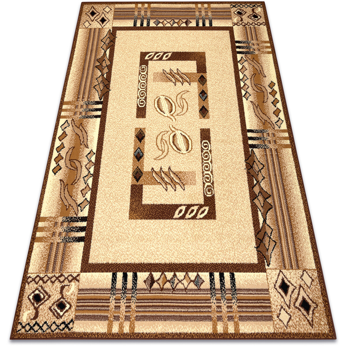 Rugsx  Koberec BCF Morad JAŚ klasická - béžový 80x150 cm  Béžová