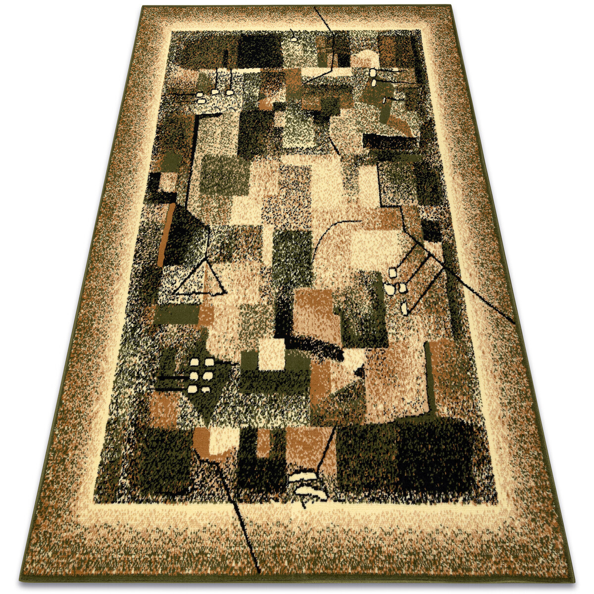 Rugsx  Koberec BCF Morad IMPRESJA klasická - olivově 200x300 cm  Zelená