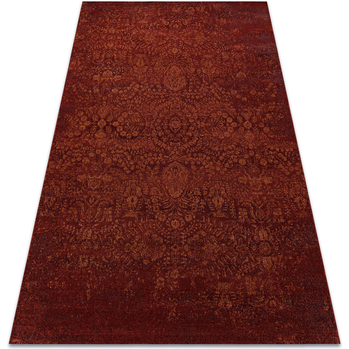 Rugsx  Koberec Vlna JADE 45008/301 Ozdoba terakota OSTA 140x200 cm  Červená