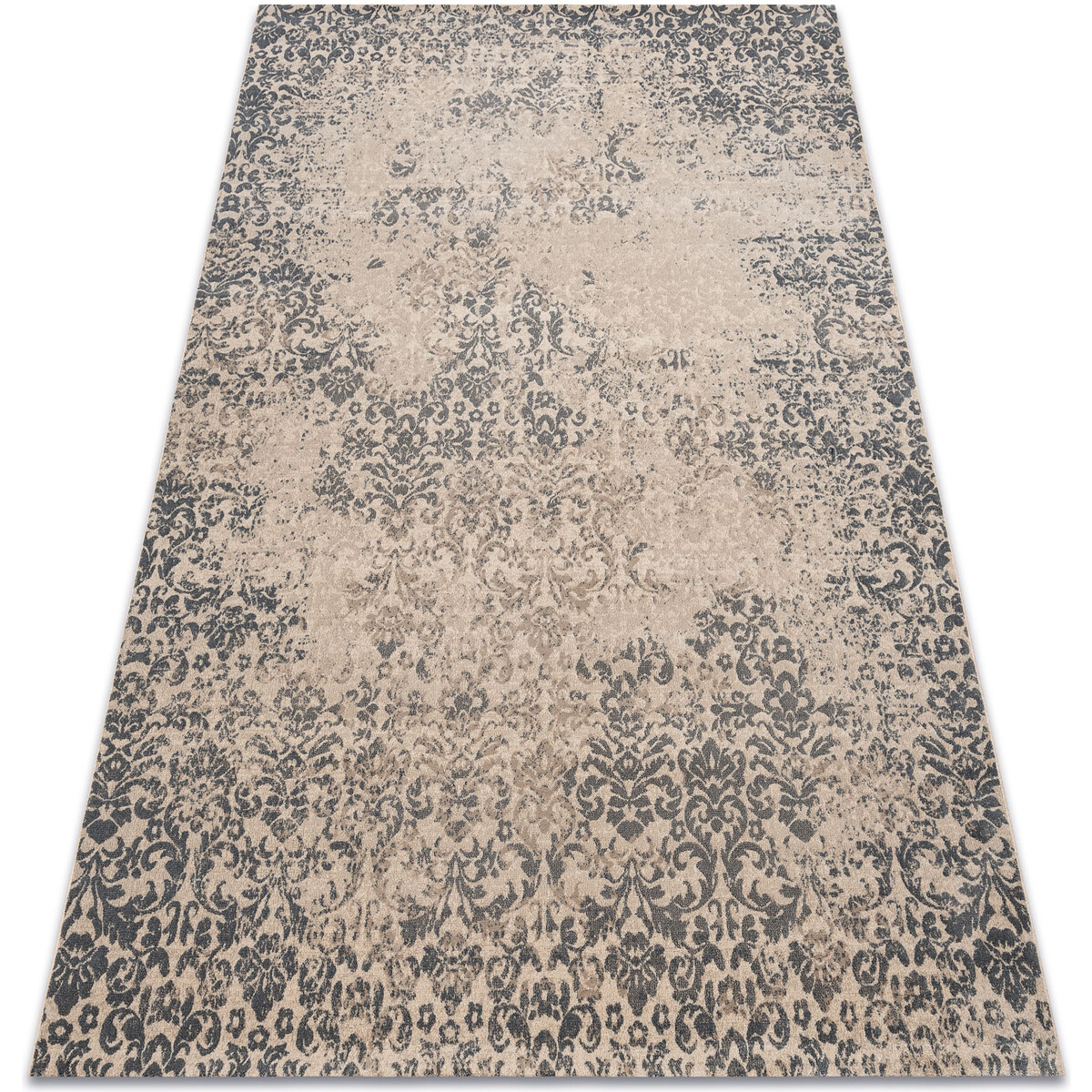 Rugsx  Koberec Vlna JADE 45016/100 Ozdoba vintage béžov 67x130 cm  Béžová