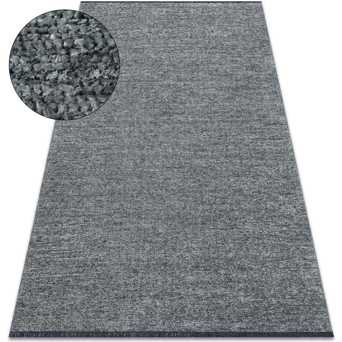 Rugsx  Koberec FLORENCE 24021 Jednobarevný, glamour, hla 135x190 cm  Zelená