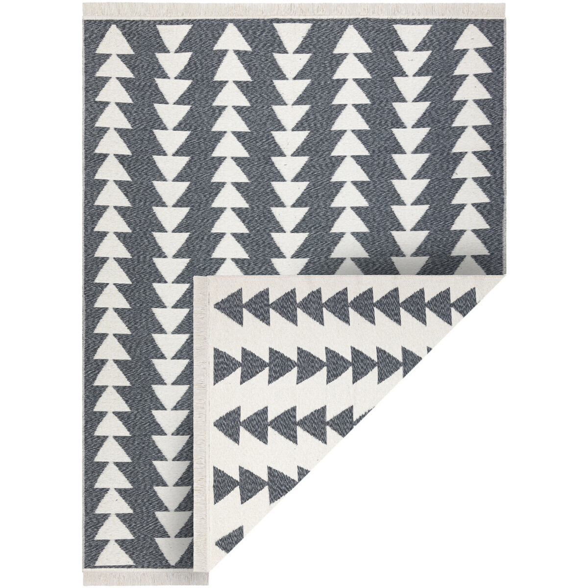 Rugsx  Koberec TWIN 22994 geometrická, trojúhelníky ba 200x290 cm  Černá