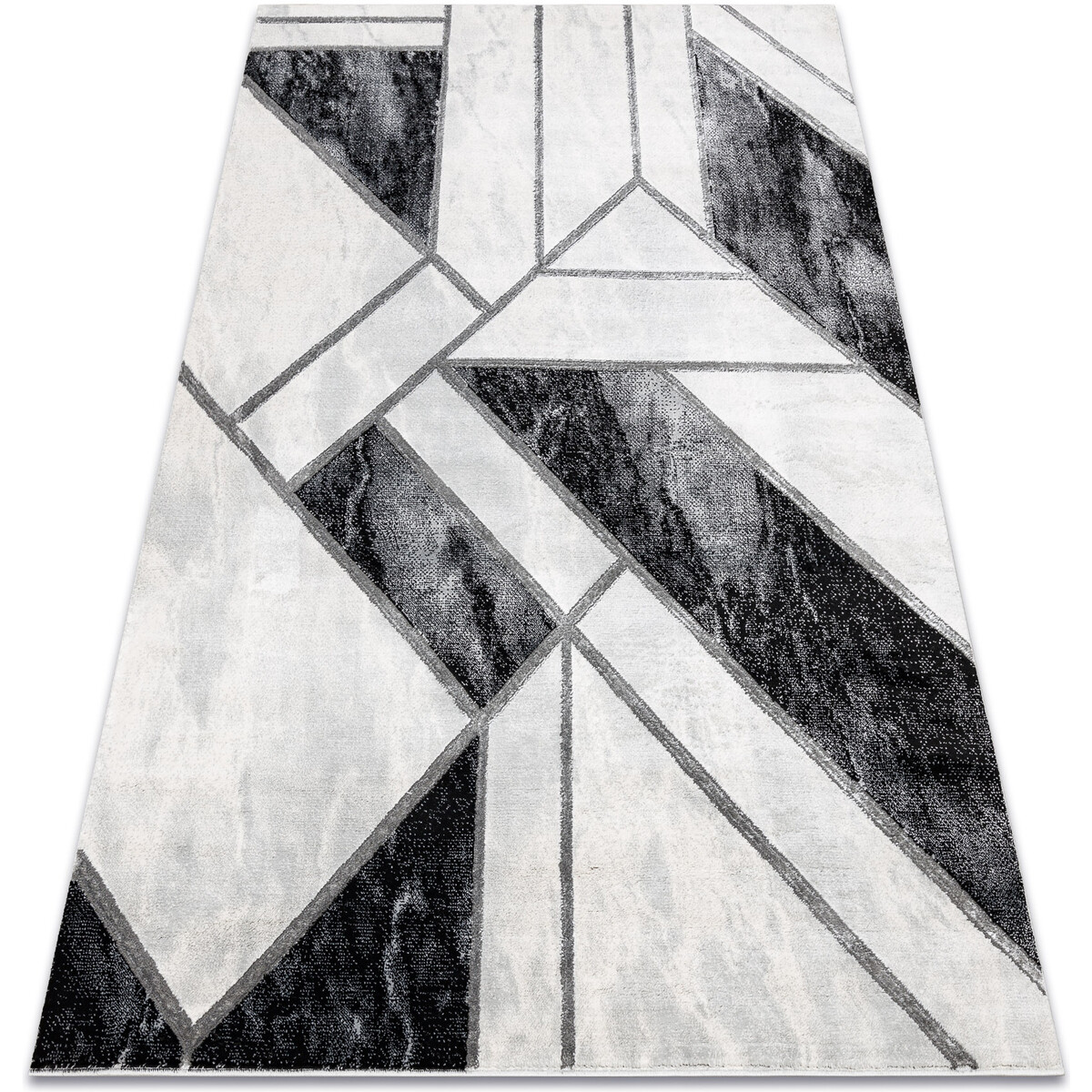 Rugsx  Koberec EMERALD výhradní 81953 glamour, stylový 200x290 cm  Černá