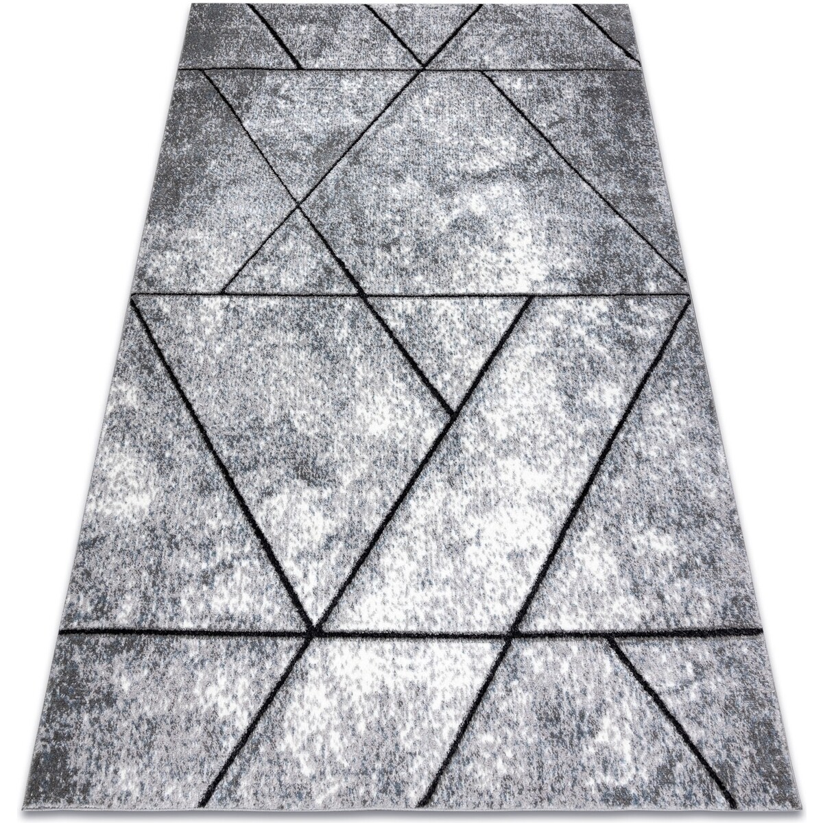 Rugsx  Moderní koberec COZY 8872 Wall, geometrický, tro 120x170 cm  Šedá
