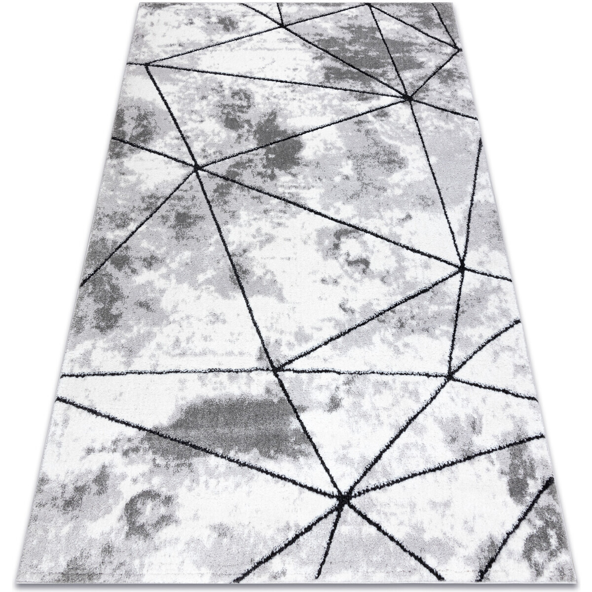 Rugsx  Moderní koberec COZY Polygons, geometrický, troj 120x170 cm  Šedá