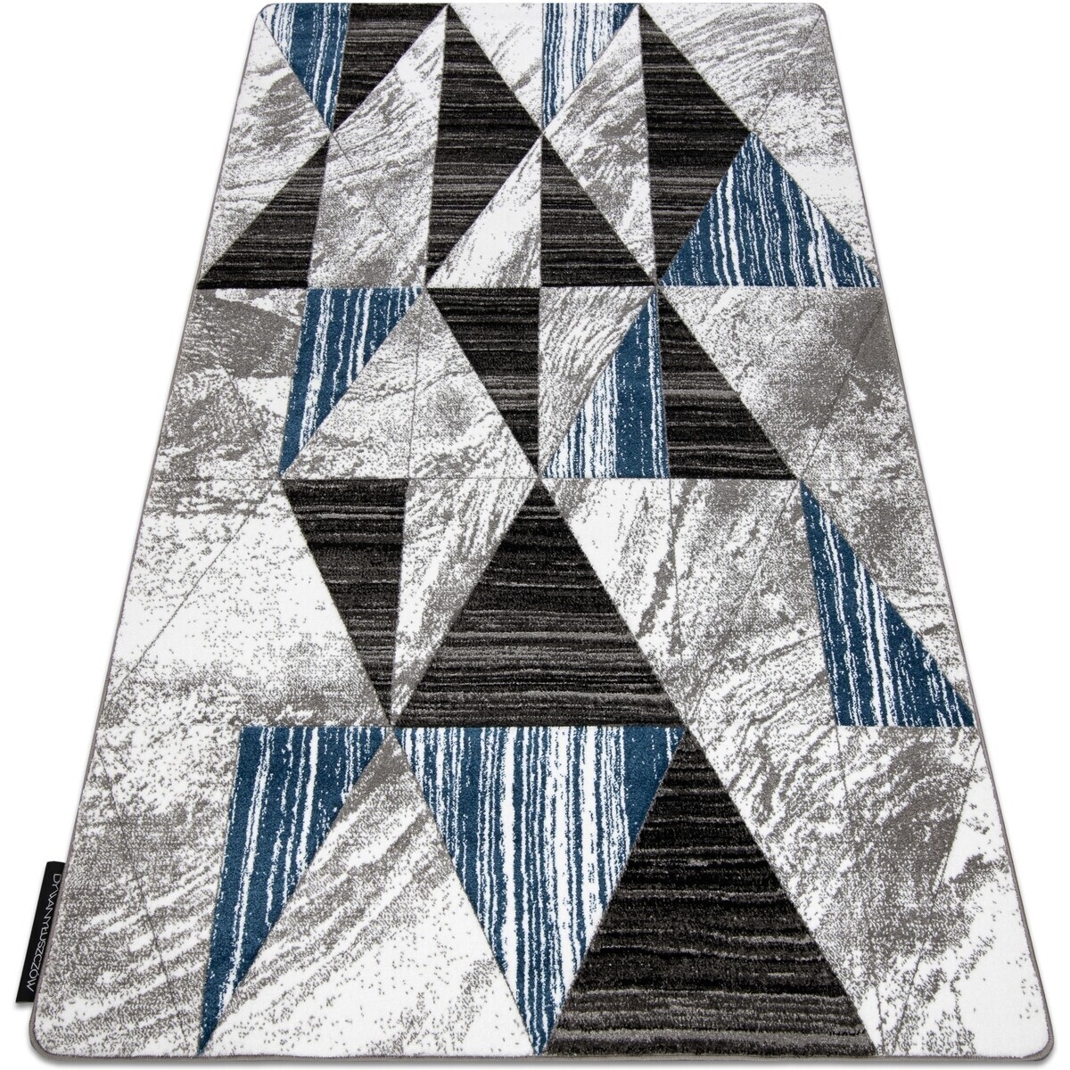 Rugsx  Koberec ALTER Nano trojúhelníky modrý 140x190 cm  Modrá