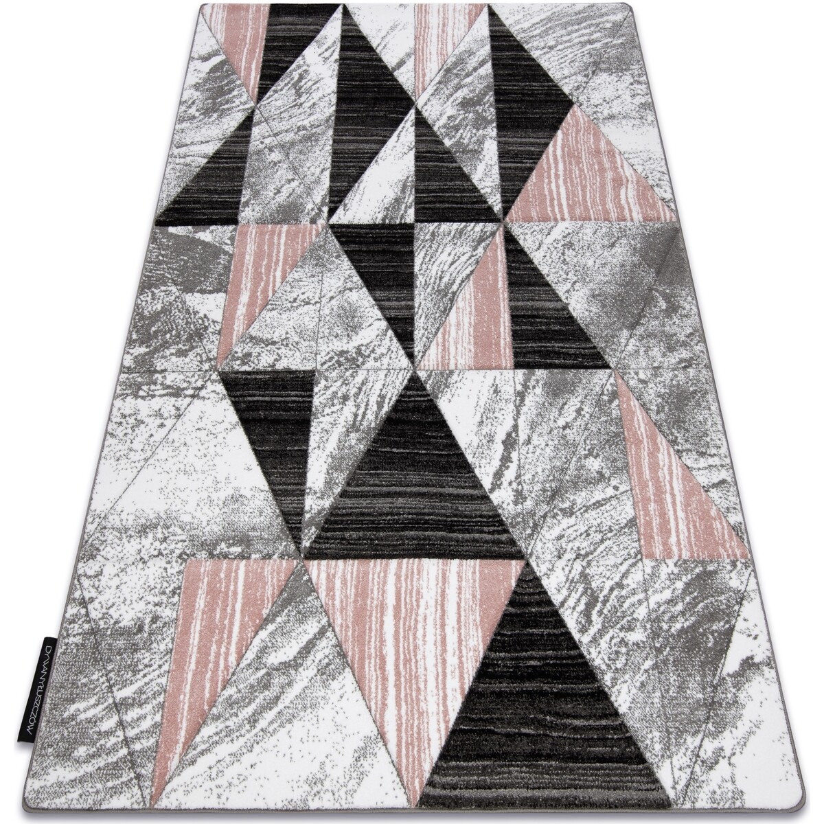 Rugsx  Koberec ALTER Nano trojúhelníky    140x190 cm  Růžová