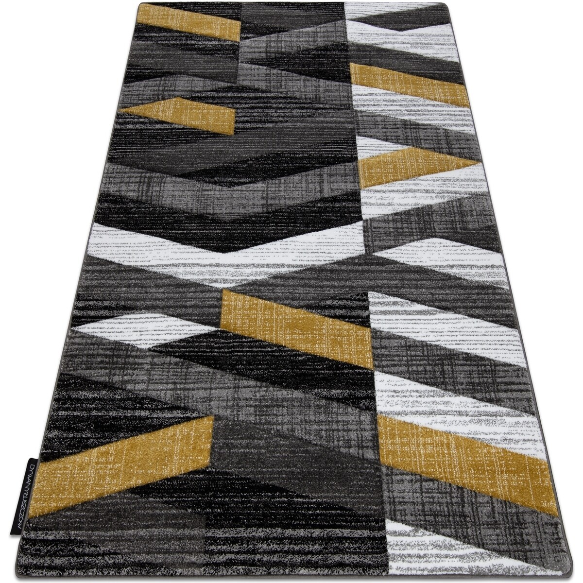 Rugsx  Koberec ALTER Bax pruhy zlato 120x170 cm  Zlatá