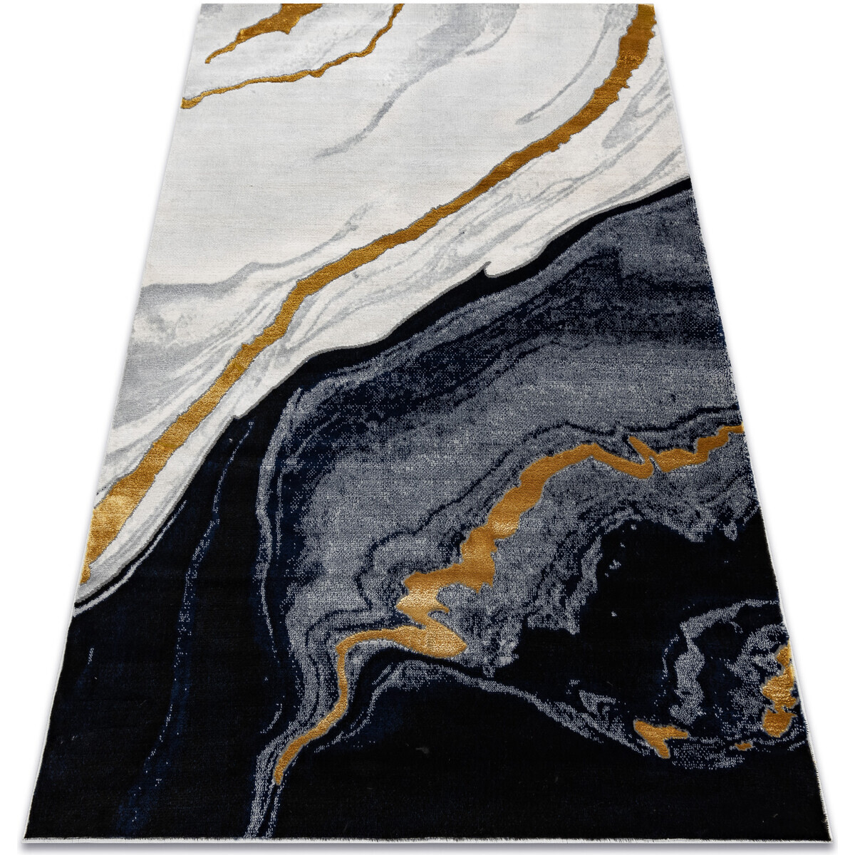 Rugsx  Koberec EMERALD výhradní 1017 glamour, stylový  140x190 cm  Modrá