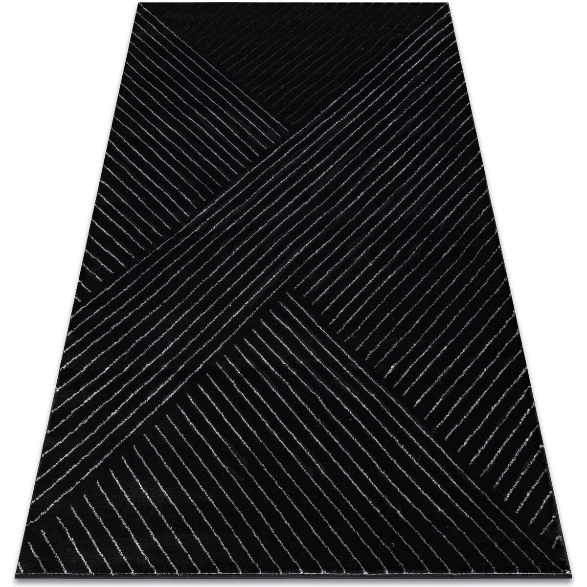 Rugsx  Koberec EMERALD výhradní A0084 glamour, stylový 200x290 cm  Černá