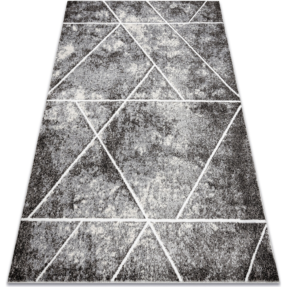 Rugsx  Koberec MATEO 8031/644 Moderní, geometrický, tro 120x170 cm  Šedá