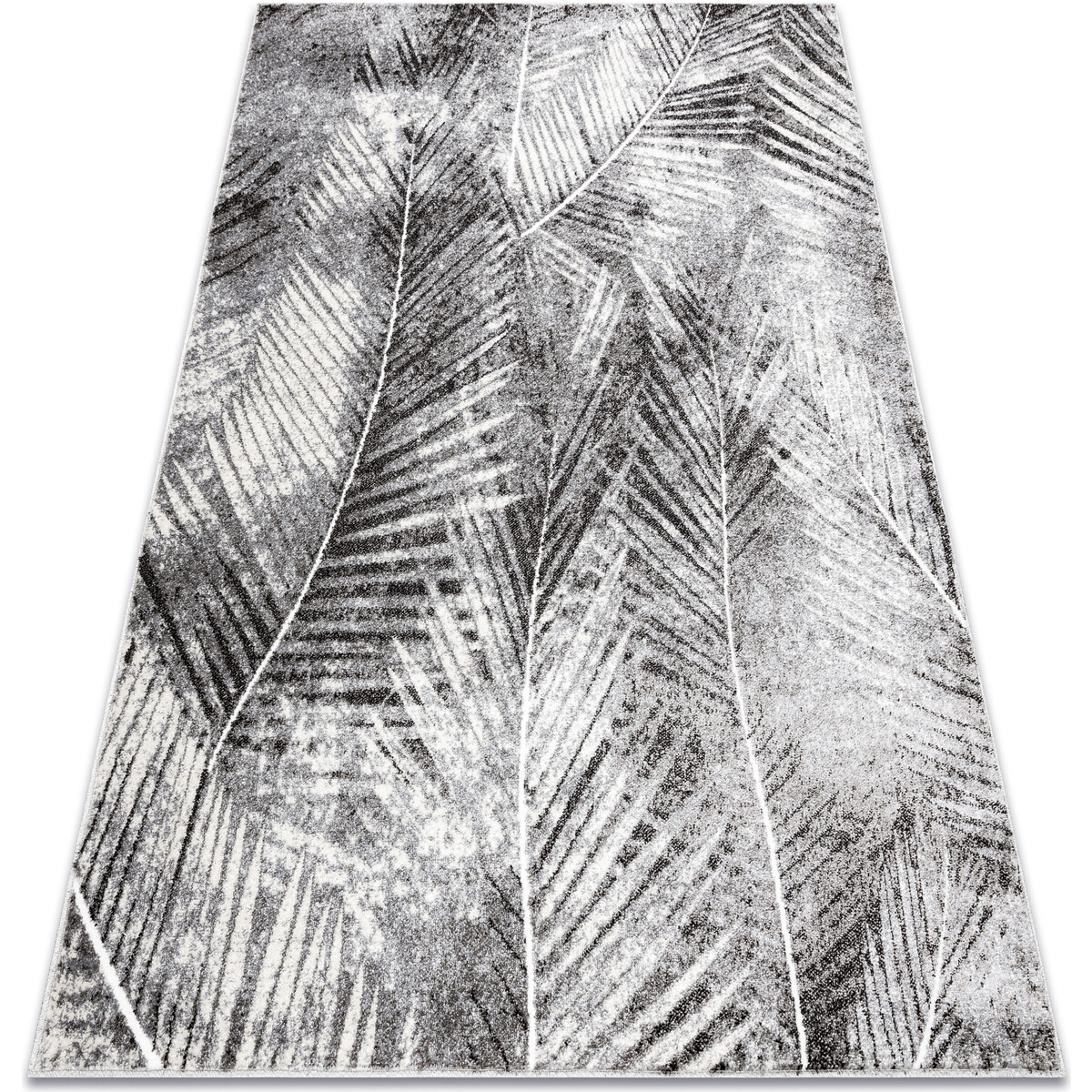Rugsx  Koberec MATEO 8035/644 Moderní palmové listy - 120x170 cm  Šedá