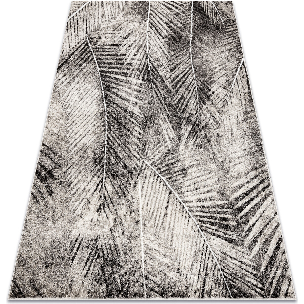 Rugsx  Koberec MATEO 8035/944 Moderní palmové listy - 80x150 cm  Šedá