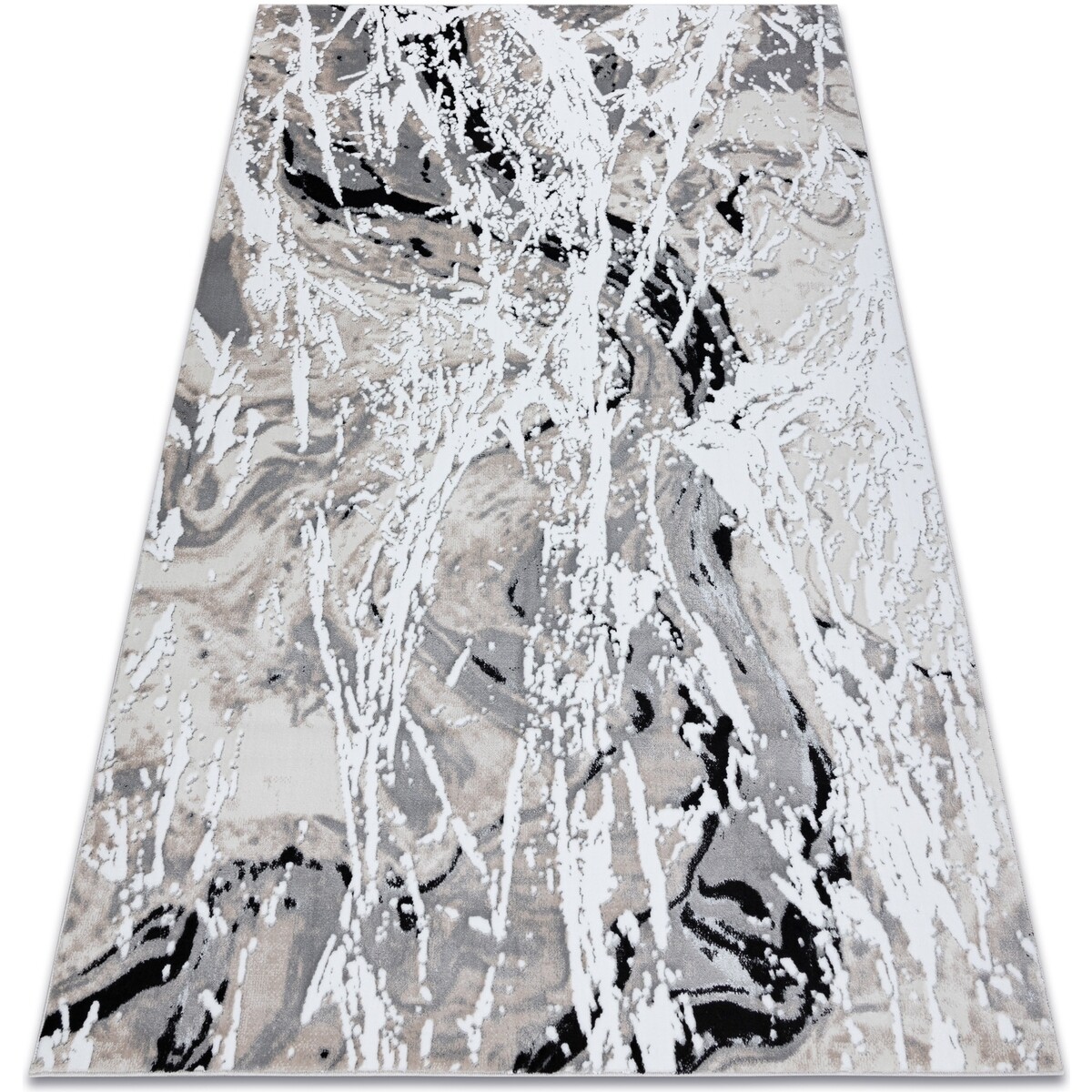 Rugsx  Koberec GLOSS moderni  8488 37 Abstrakce 240x330 cm  Béžová
