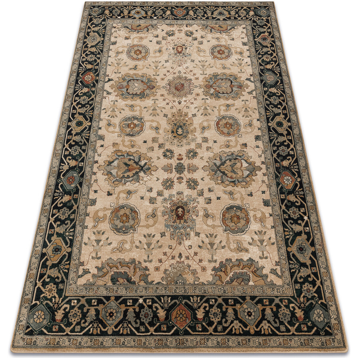 Rugsx  Vlněný koberec POLONIA Tesoro Rám béžový 200x300 cm  Béžová