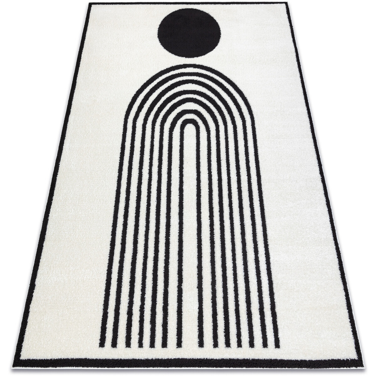 Rugsx  Moderní koberec MODE 8597 geometrická krémová  80x150 cm  Béžová