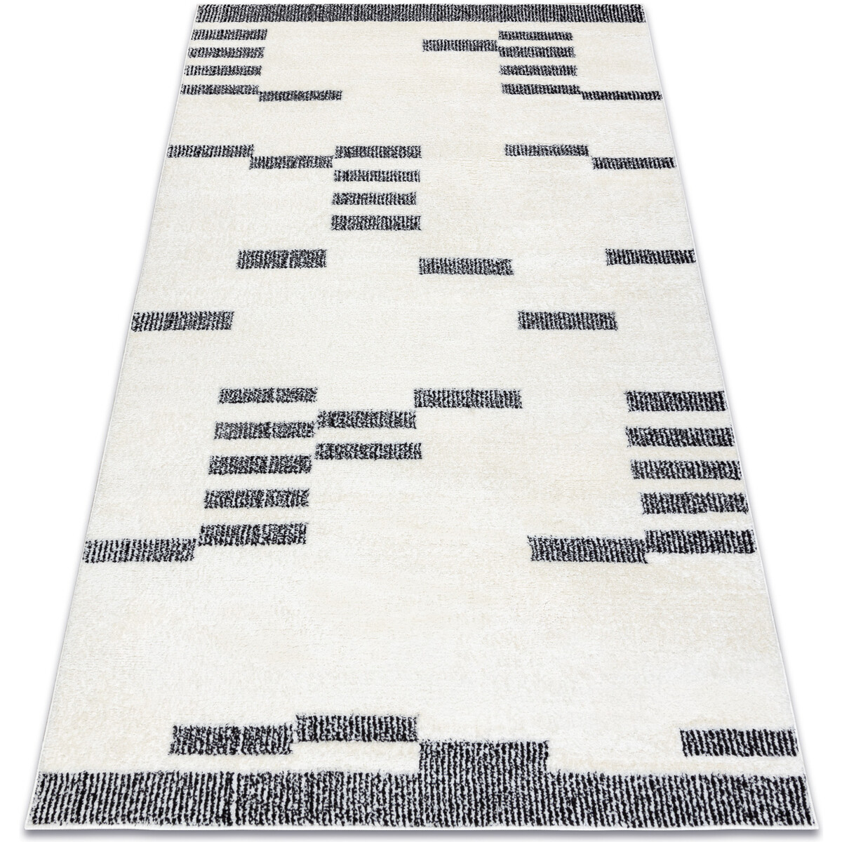 Rugsx  Moderní koberec MODE 8511 geometrická krémová  180x270 cm  Béžová