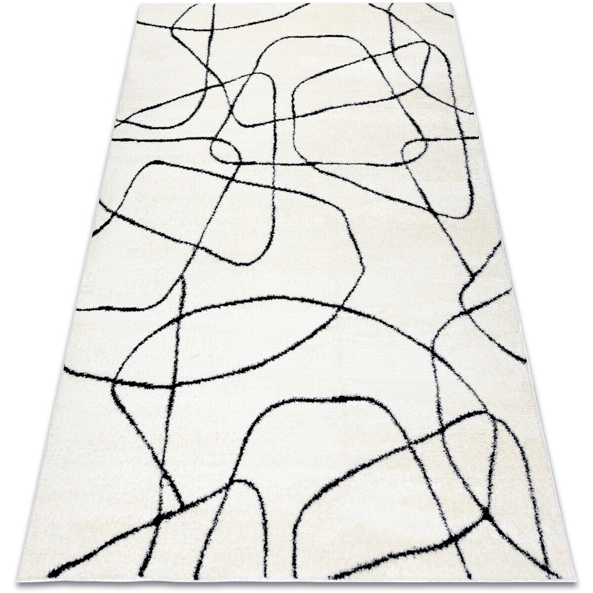 Rugsx  Moderní koberec MODE 8522 abstrakce krémová / 120x170 cm  Béžová