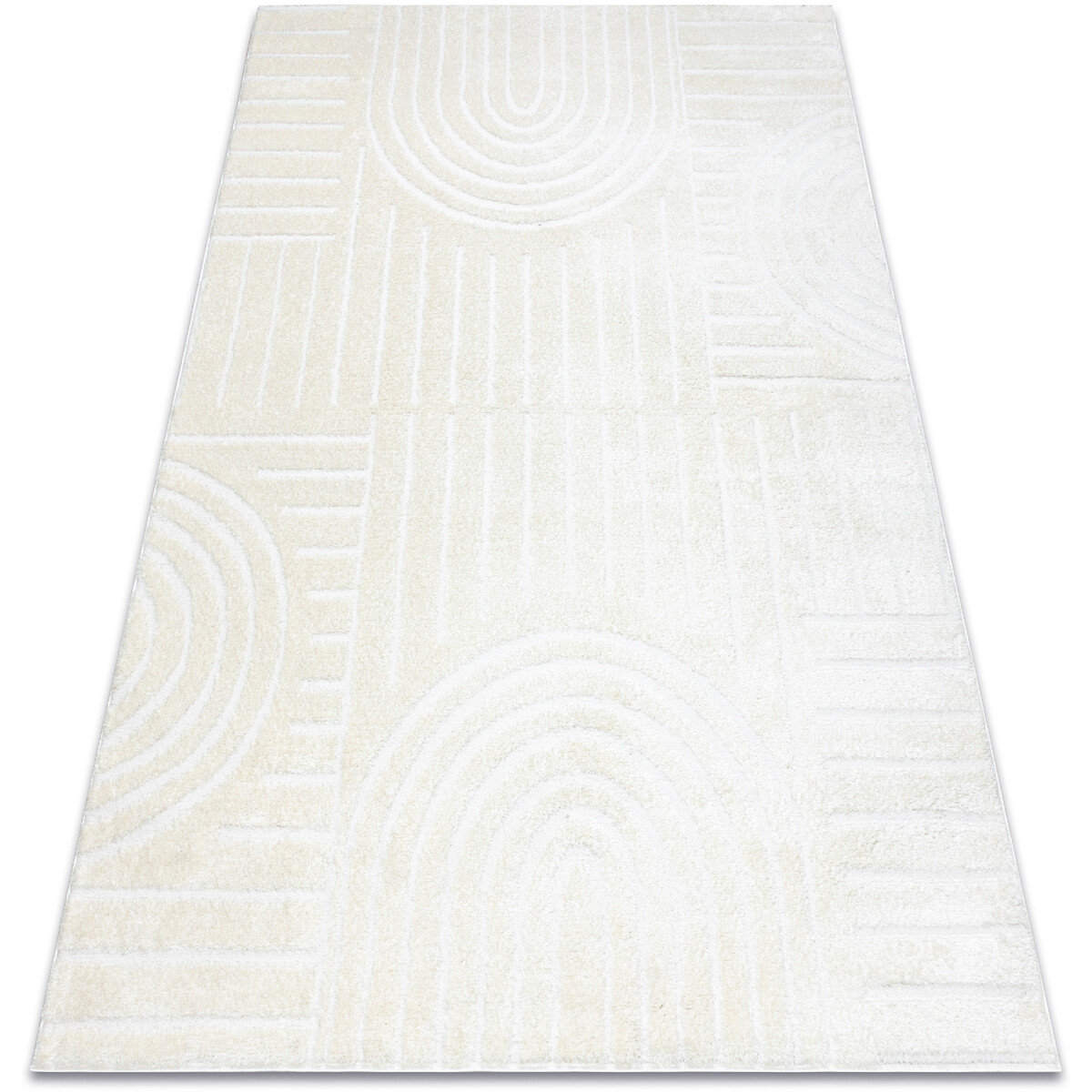 Rugsx  Moderní koberec MODE 8586 geometrická krémová 120x170 cm  Béžová