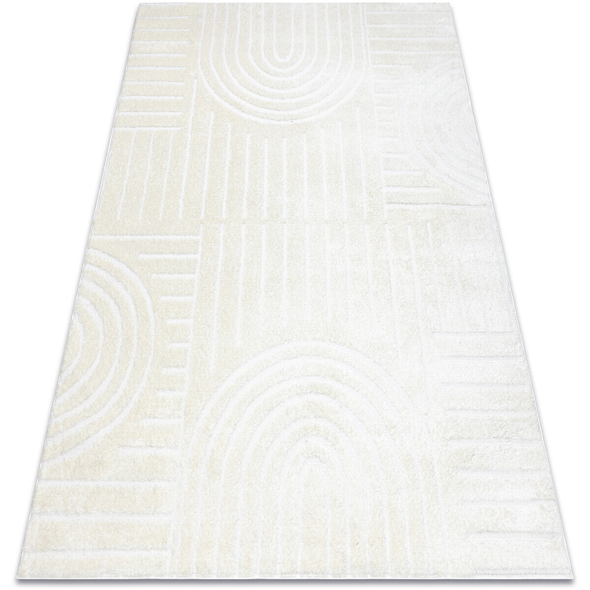 Rugsx  Moderní koberec MODE 8586 geometrická krémová 240x330 cm  Béžová