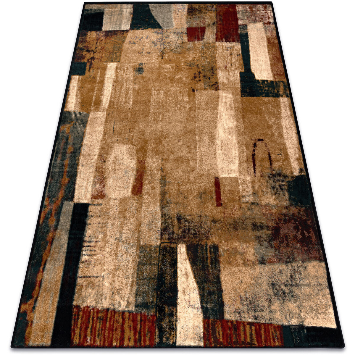 Rugsx  Vlněný koberec OMEGA KIOTO abstrakce červený 200x300 cm  Červená