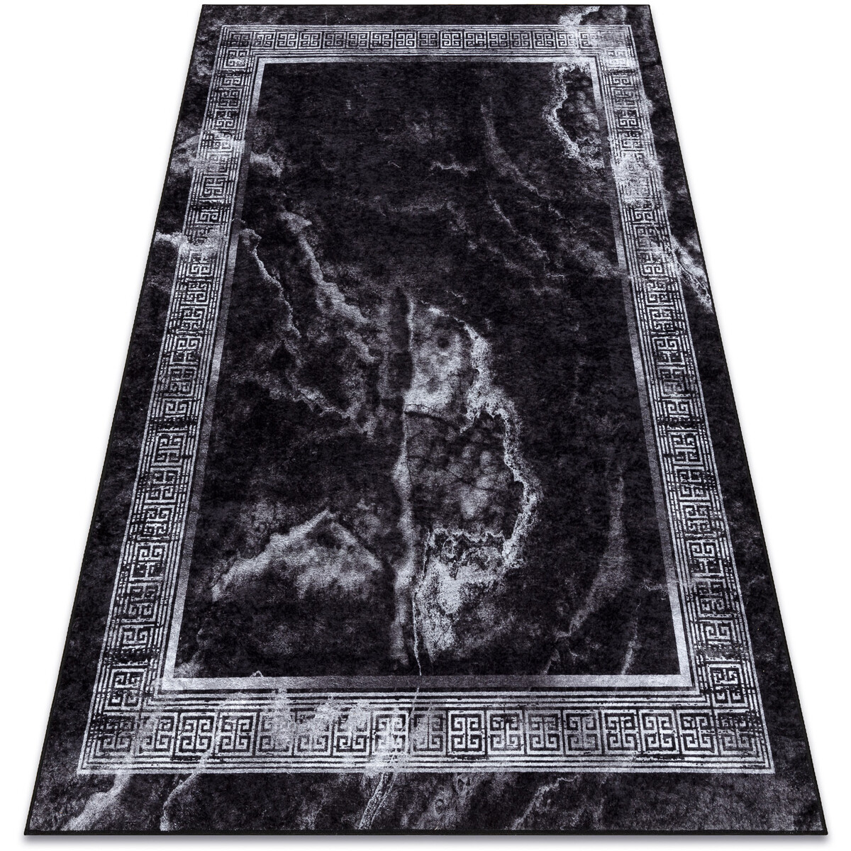 Rugsx  MIRO 51278.810 mycí kobereček Mramor, řecký pr 120x170 cm  Černá