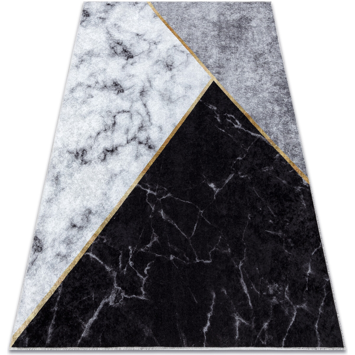 Rugsx  MIRO 51330.804 mycí kobereček Mramor, geometrick 160x220 cm  Šedá