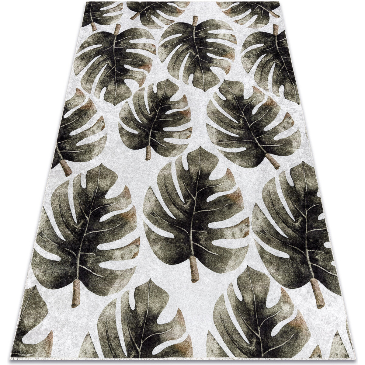 Rugsx  MIRO 52102.801 mycí kobereček Monstera odchází 120x170 cm  Zelená