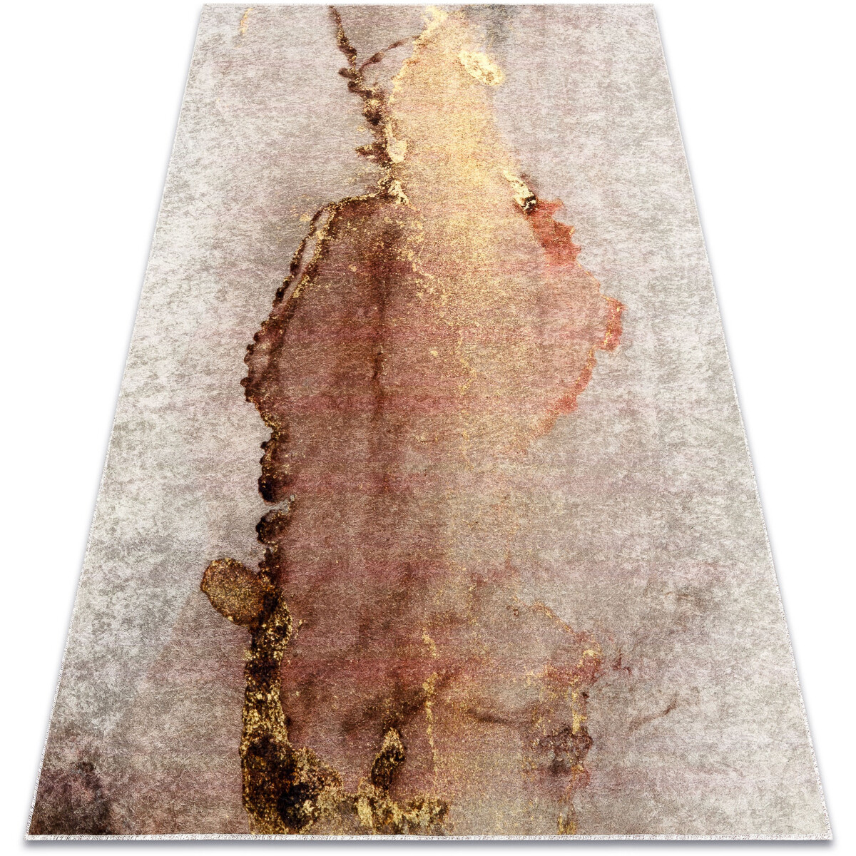 Rugsx  MIRO 52101.801 mycí kobereček Abstrakce protiskl 120x170 cm  Béžová