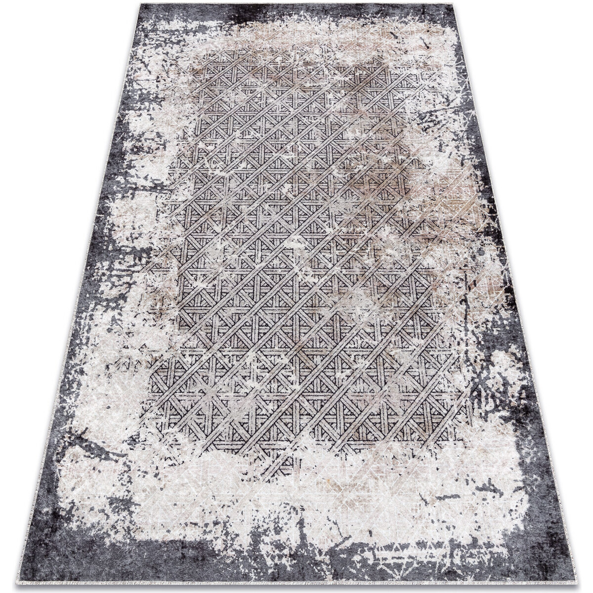 Rugsx  MIRO 51864.804 mycí kobereček Vintage, laťková 120x170 cm  Šedá